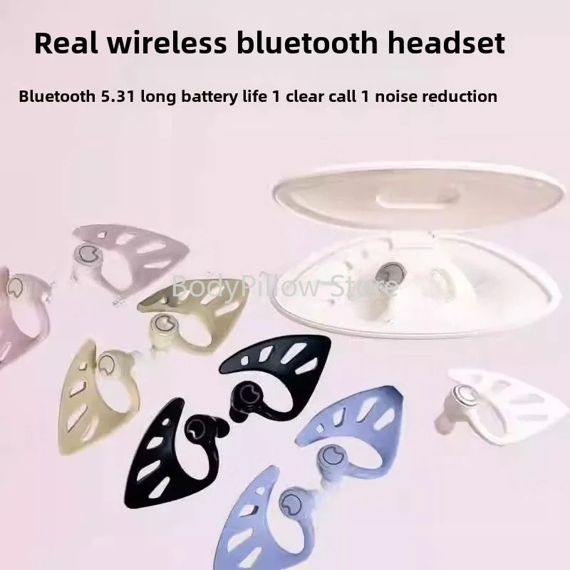 

for Phone Gaming Gifts Elf Bluetooth Earphones Stereo Music Ear Hook Headphone Wireless Earphones APP Control RGB