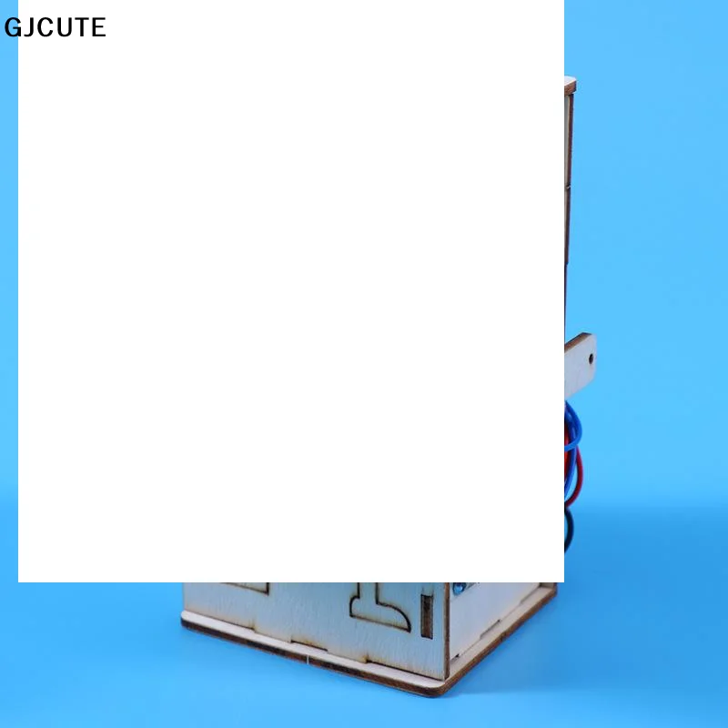 

1 Set Mini Teaching Learning STEM Project Science Education Aid Gift For School Lab DIY Robot Eating Coin Model Assemble Kit