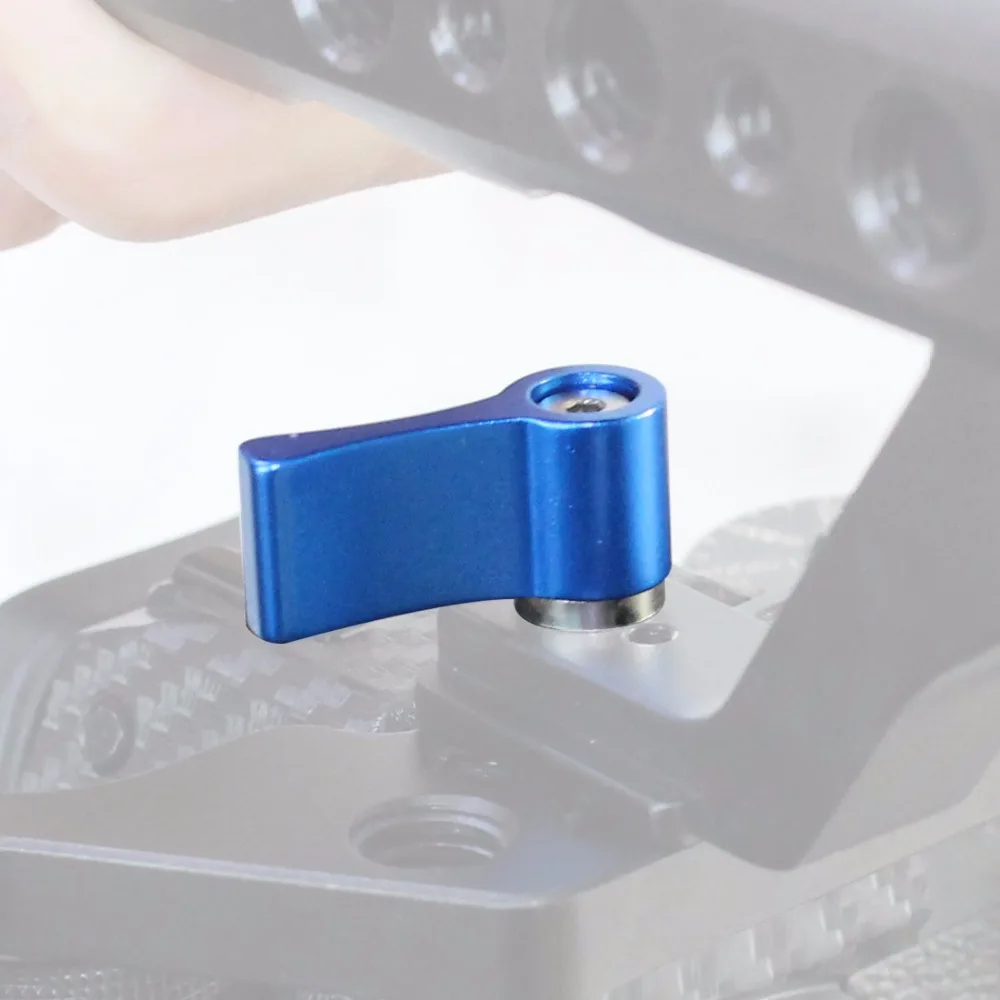 Aluminium Verstellbarer Griff 17mm 1/4 Zoll Gewinde Schraubadapter DSLR Kamera Fotografie T-förmiger Schraubenschlüssel L-Typ – Detail 13