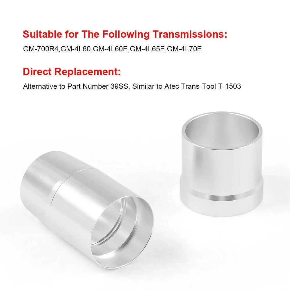 Herramienta de transmisión de reiniciador instalador de sello de teflón de eje de estator de aluminio Billet para transmisiones GM 700-R4 4L60 4L60E 4L65E 4L70E