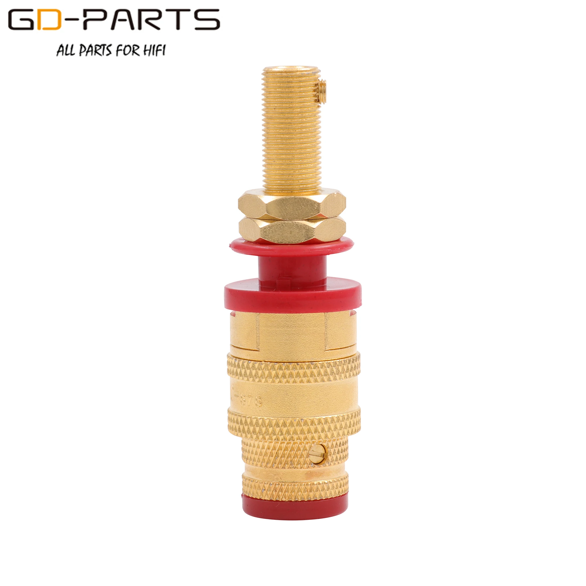 CMC 878M-SE 878L-SE High End OFC Brass Speaker AMP Binding Post Female Banana Jack Socket Connector Gold Plated Hifi Audio DIY