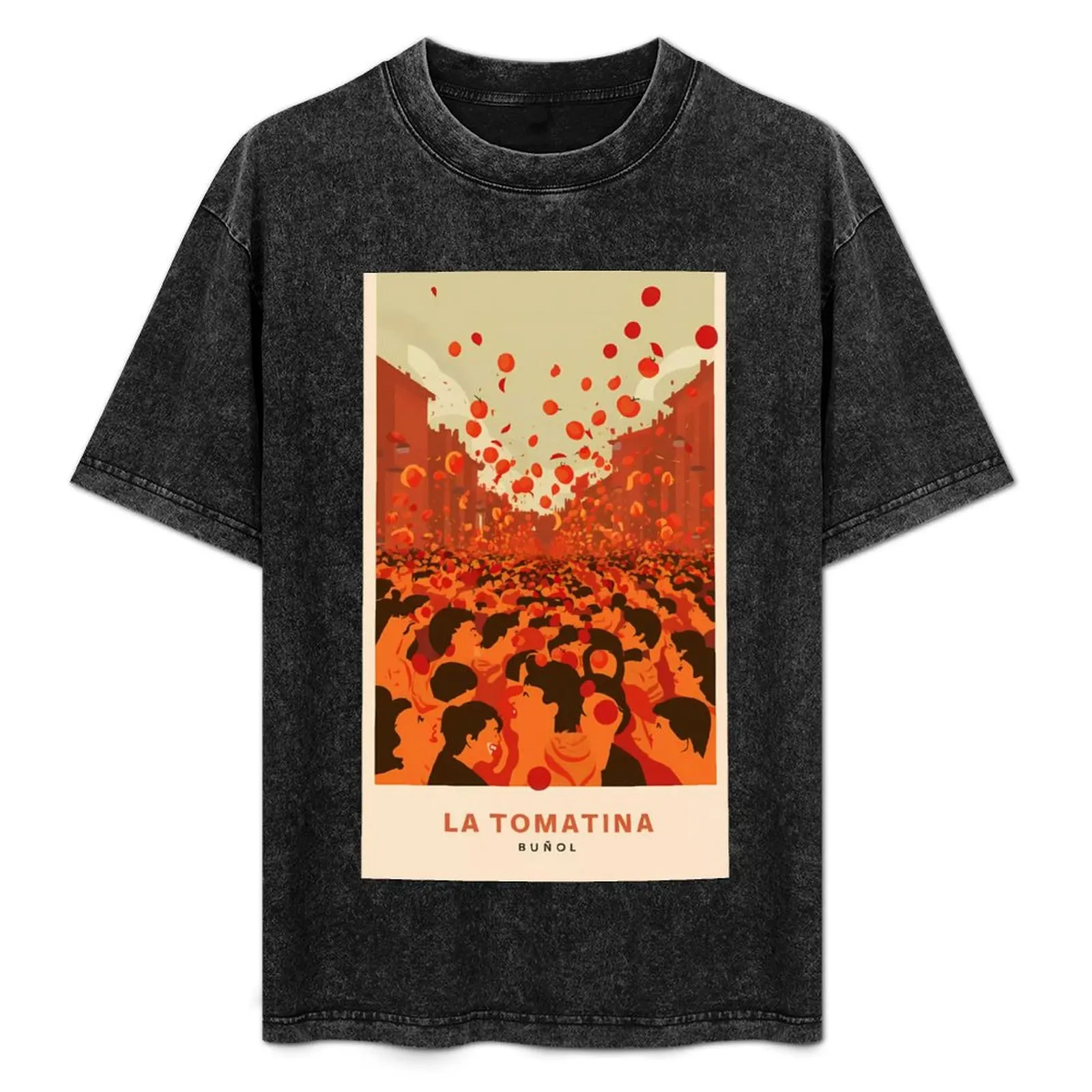 Festival de La Tomatina - Bunol - Valencia - España: Tormenta de Tomates: Dentro del Caos de La Tomatina - Camiseta