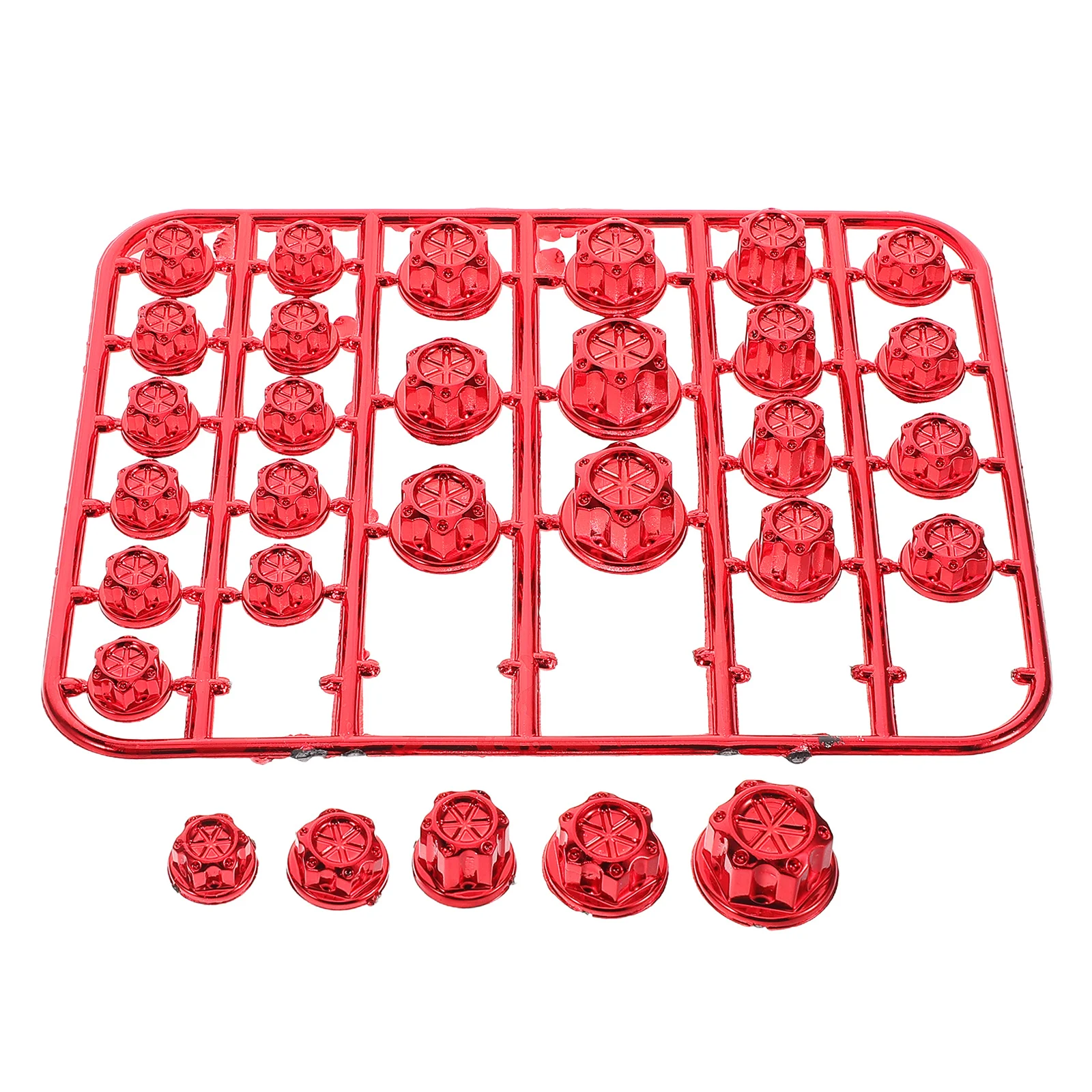 

30Pcs Motorcycle Decorative Screw Covers Hexagon Bolt Caps Enhanced Appearance Easy Install DIY Modification Accessories