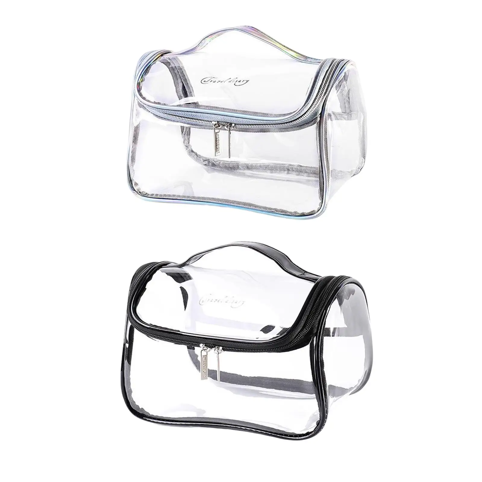 

Clear Makeup Bag Lightweight Multipurpose Makeup Organizer for Carry on Travel