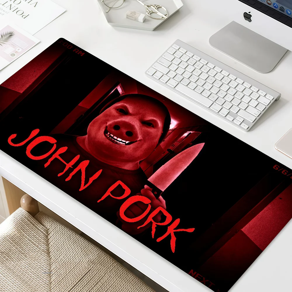 Mouse Pad J-John MousePad Non-slip Lockedge Office Student Gaming Thickened Pork Large Wacky Writing Funny Pad Cushion