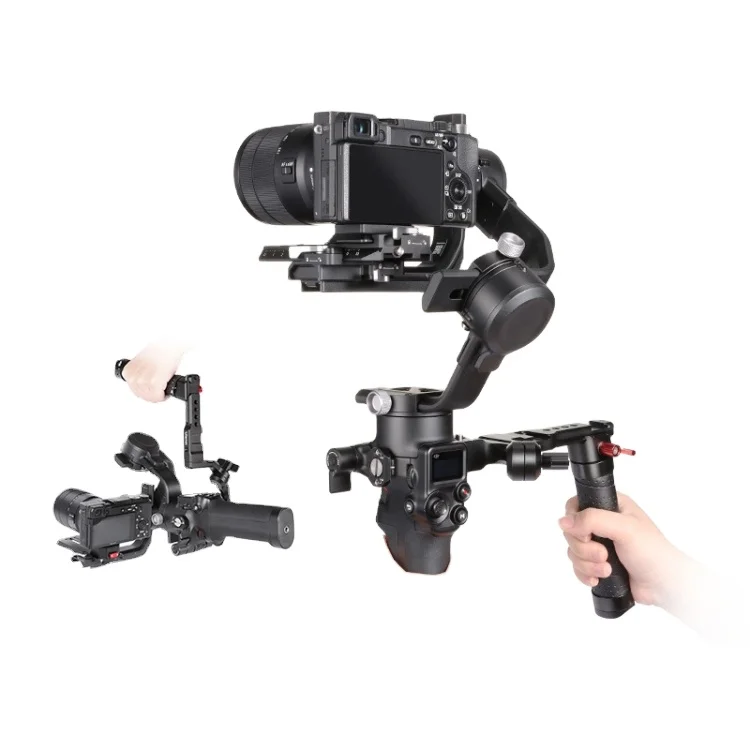 Ulanzi UURig R083 Dual-Hand-Held SLR Camera Shooting Sliding Folding Handheld Stabilizer for  RSC2