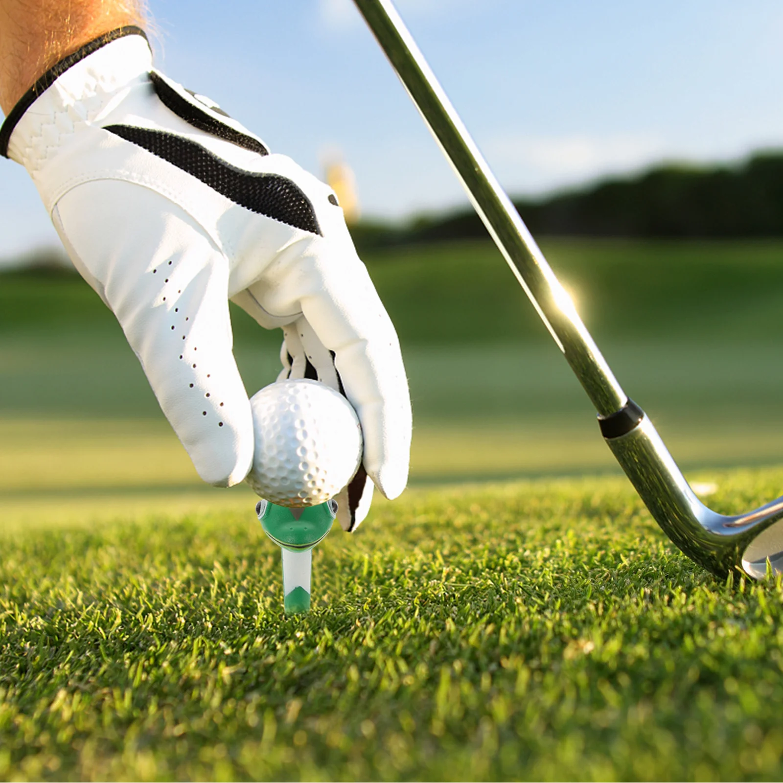 

6Pcs Sturdy Golf Tees Durable Plastic Professional Ball Holders Lightweight Practical Golf Supplies Golfs Spikes
