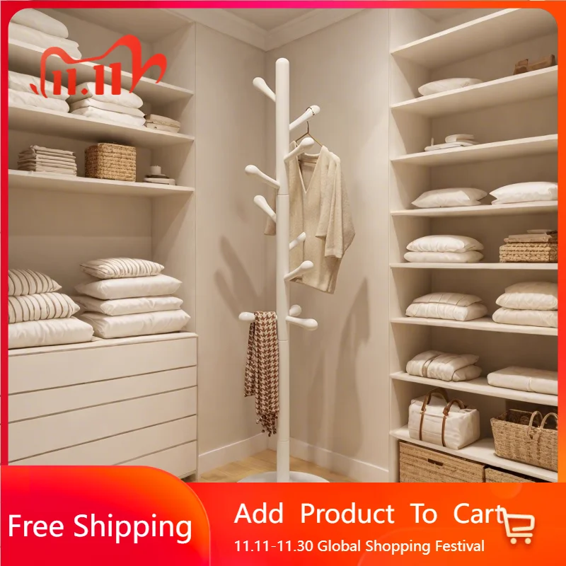 

Floor Display Coat Racks Modern Bedroom Garment Wooden Storage Standing Coat Racks Clothes Arara De Roupa Lounge Suite Furniture