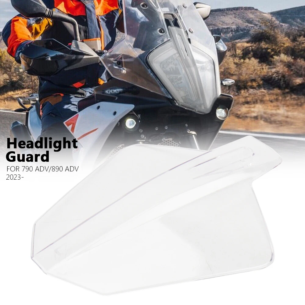 

Motorcycle Accessories Headlight Protector Guard For 890 ADV Adventure 790 ADVENTURE 2023 2024 Head Light Protection Cover