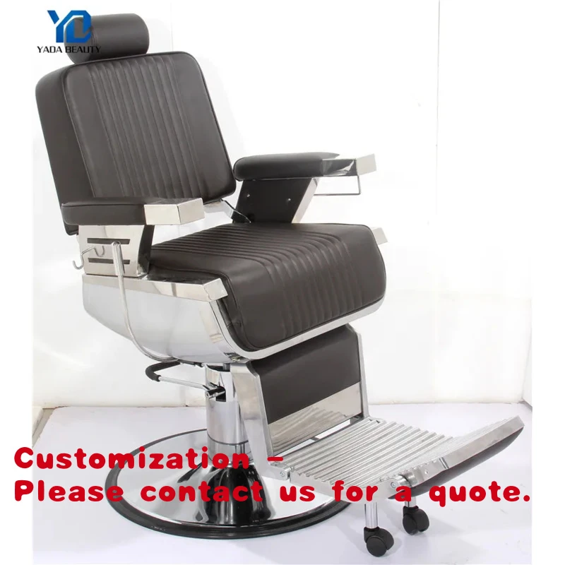 custom.2019 New Arrival Synthetic Leather Reclining Barber Chair Man