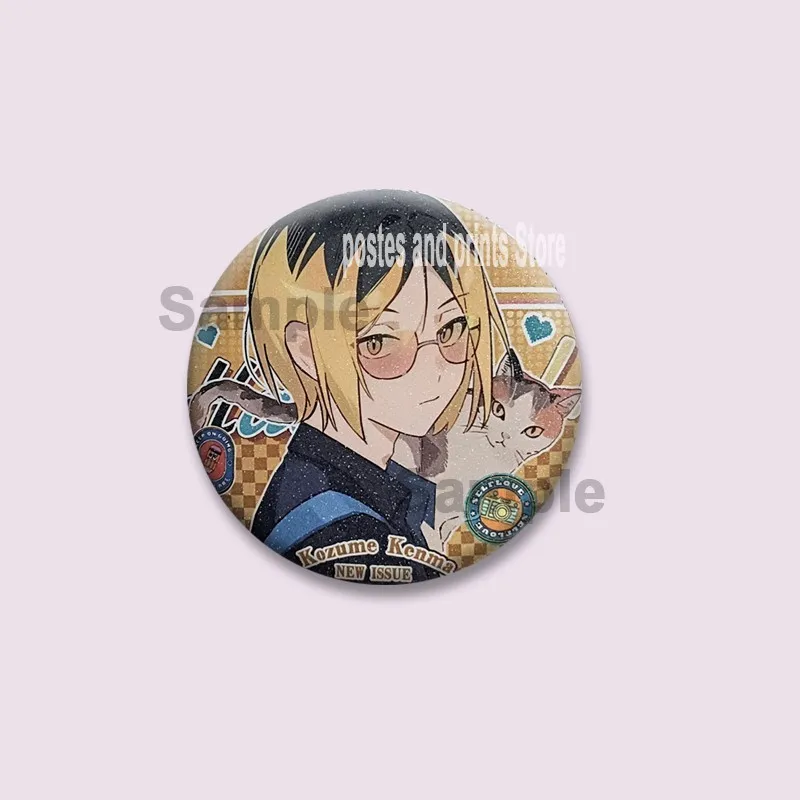 Aanpasbare Tobio Kageyama Kenma Kozume Zachte Knop Pins Creatieve Anime Badges Sieraden Broches Cadeaus voor Vriend Kids
