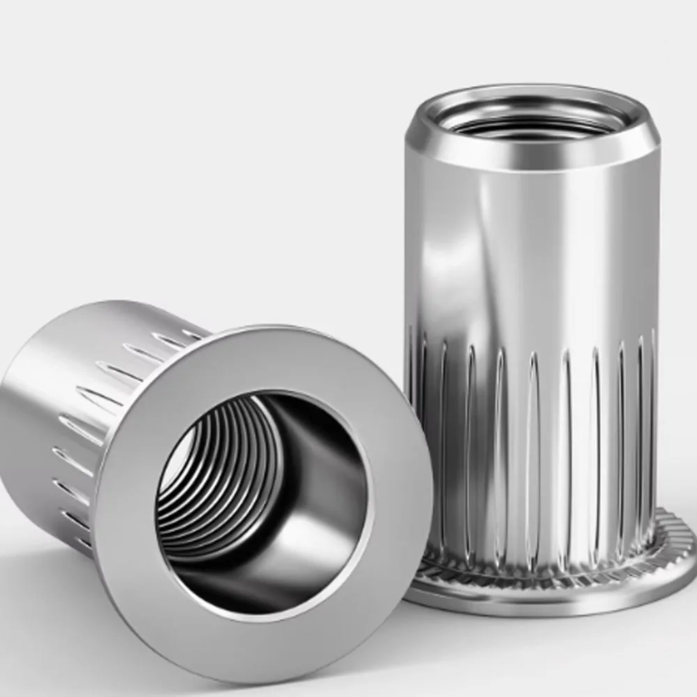 304 Stainless Steel Rivnut Flat Head Rivet Nut CSK nut Large CSK nut Rivet Insert Nutsert Cap