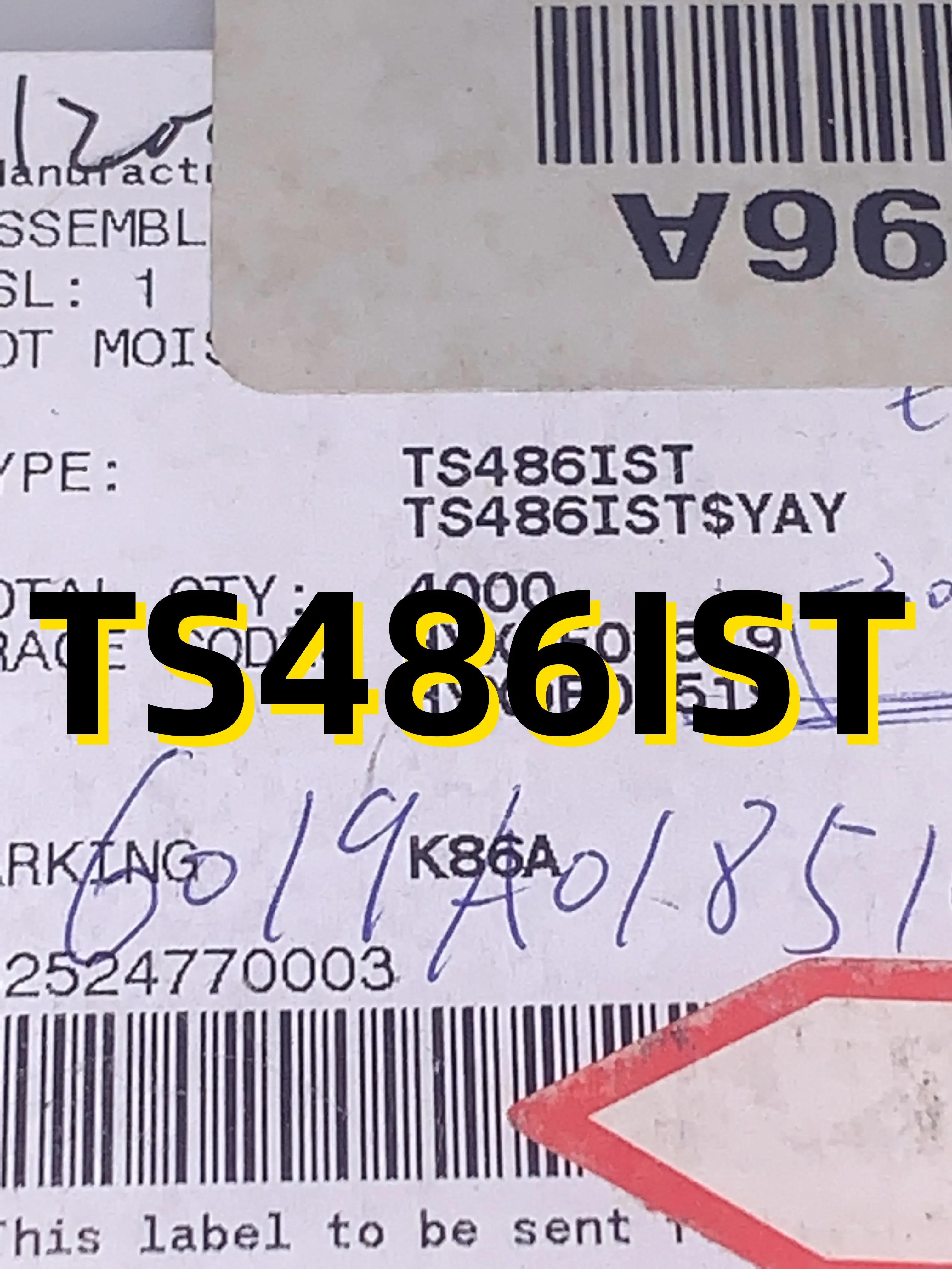 

Совершенно новый оригинальный комплект из 10 шт. TS486IST