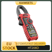 KAIWEETS HT208D INRUSH Clamp Meter, NCV sensor, GFCI electrical outlets tester, Null Wire and Live Wire Testing Capacitance NCV