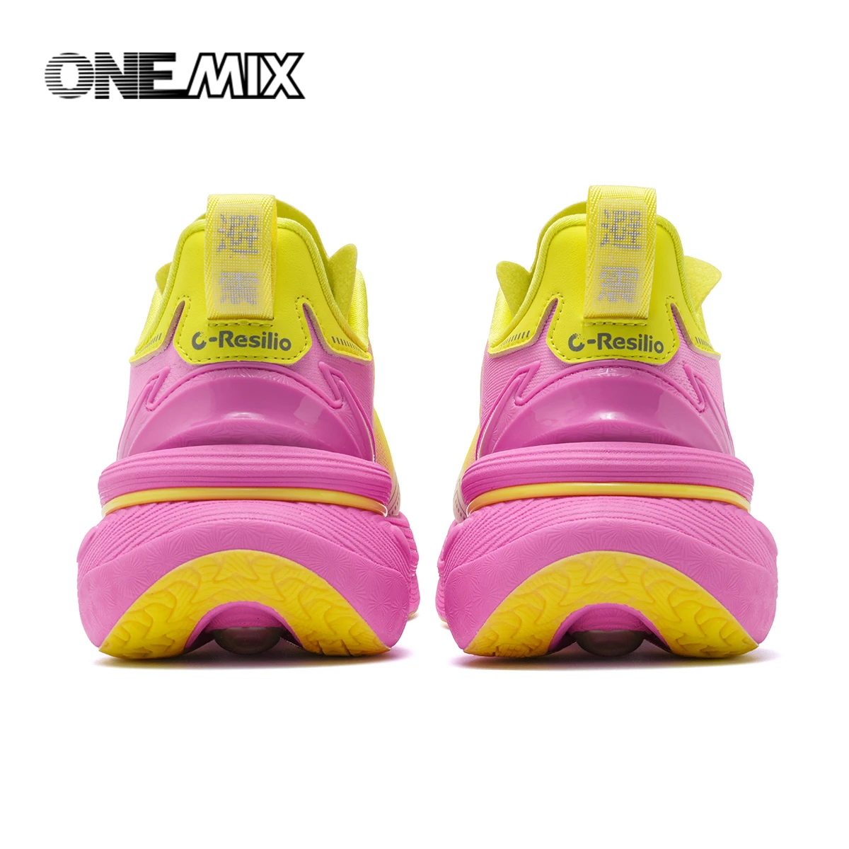ONEMIX New Shock-Absorbing and Wear-Resistant Man Running Shoes Fashionable Fitness Women Sports Shoes Lightweight Road Shoes