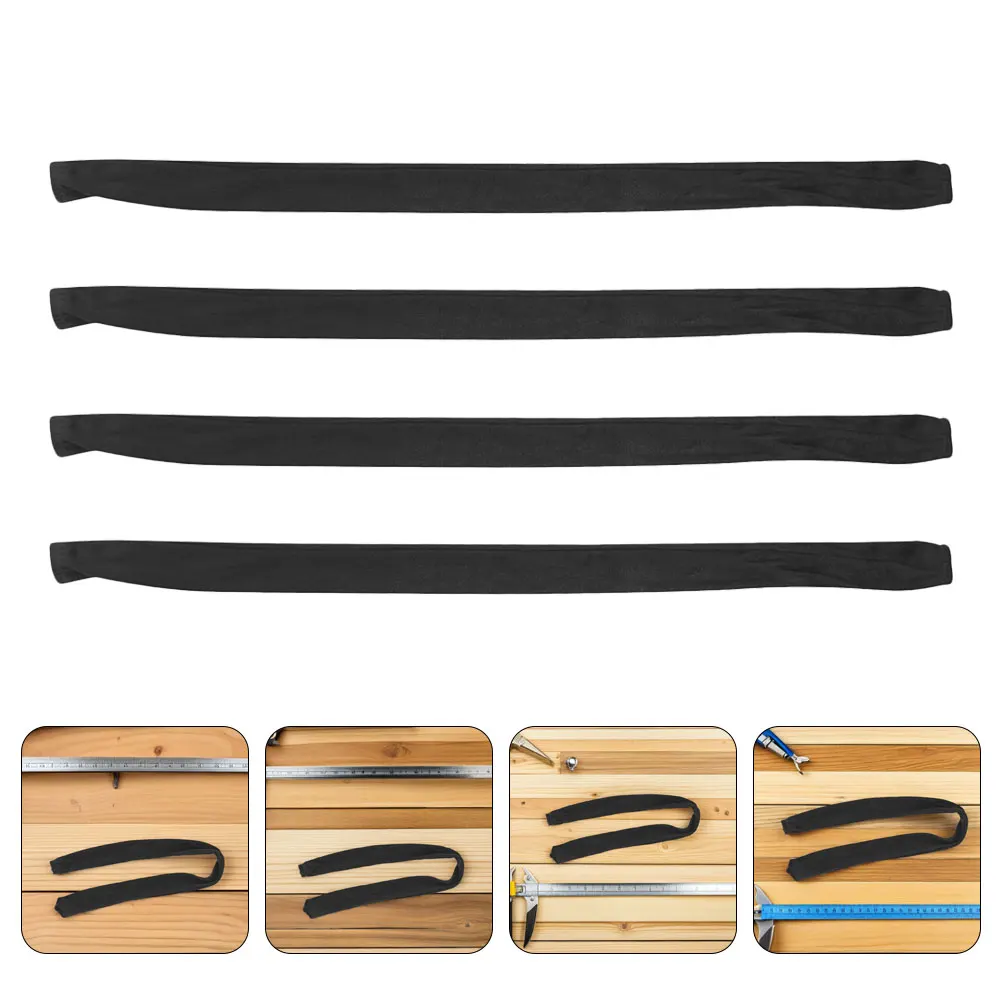 

4pcs Lamp Chain Velvet Fabric Cord Sleeve Wear Resistant Chain Sleeve for Bedroom Living Room Easy Installation