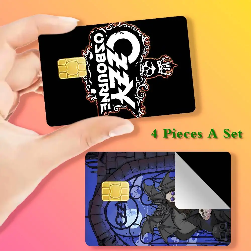 

O-Ozzy-osbourne Card Stickers Cover Film Sticker for Debit Credit Bank Card Waterproof