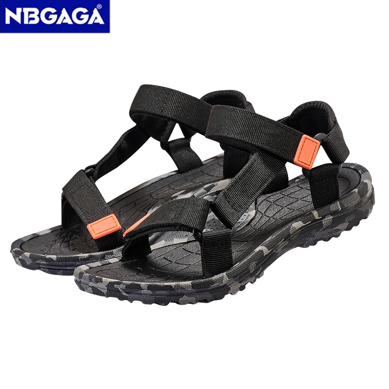 

Модные летние пляжные сандалии для мальчиков, легкая удобная детская прогулочная обувь, дышащие спортивные нескользящие сандалии