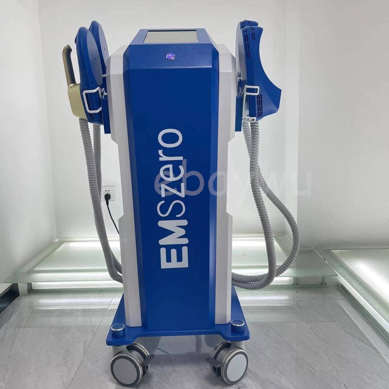 2025 EMSzero 6500 Вт 15 Tesla Neo Черное Золото RF EMS Скульптурная машина Технология похудения жира Стимуляция мышц Скульптура Синий