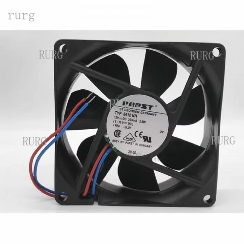 

L 1 PCS for cooling fan TYP 8412NH DC12V 2.8W 8025 80*25MM 2wire Axial fan