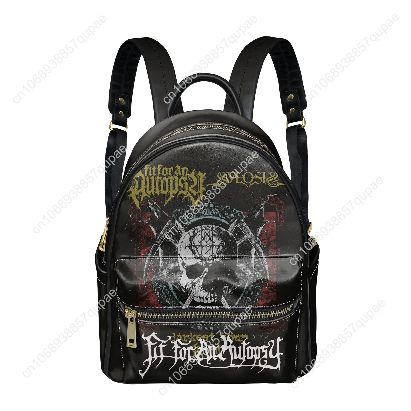 Fit for an Autopsy Band Backpack Womens Men Personalized Double Shoulder Bag Business Travel Bookbag Rucksack Gift Daypack