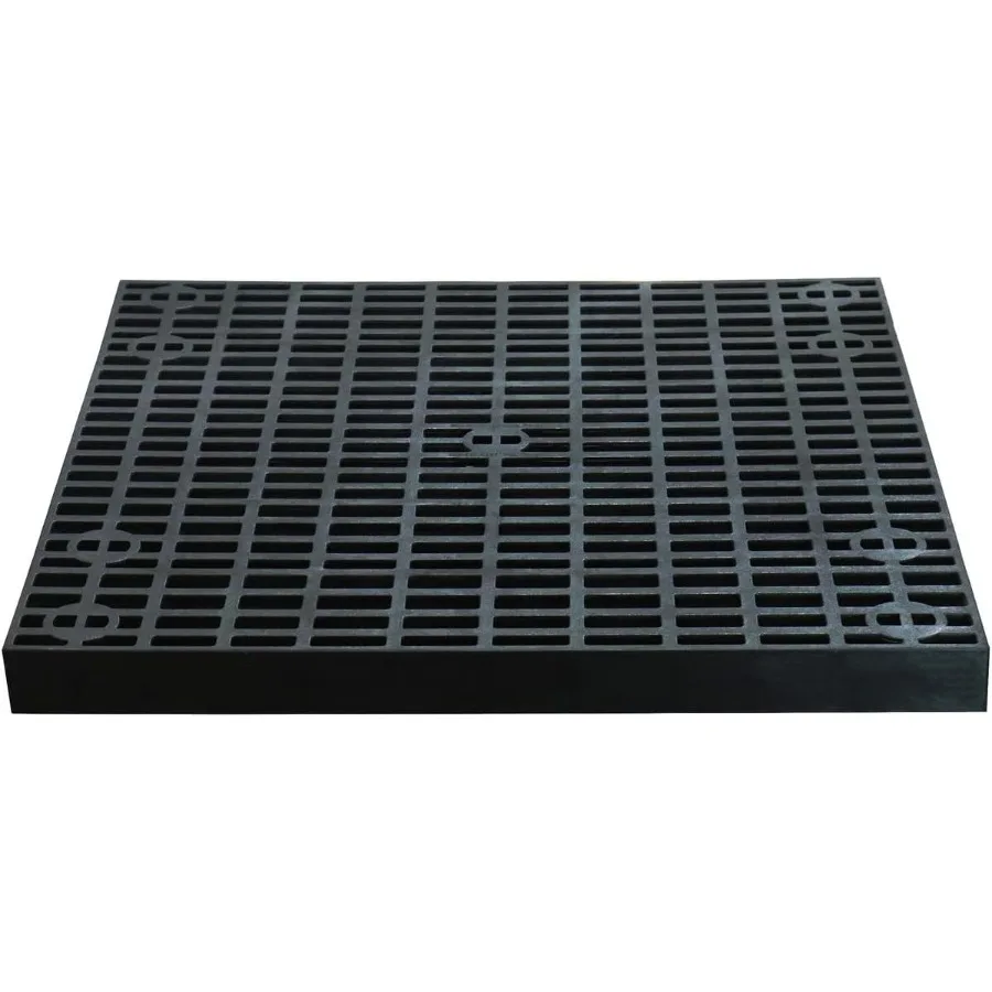 Heavy Duty Fountain Basin Grate - For Pond and Water Garden Features and More - Hides Reservoirs - Holds Bubblers, Rocks, Other