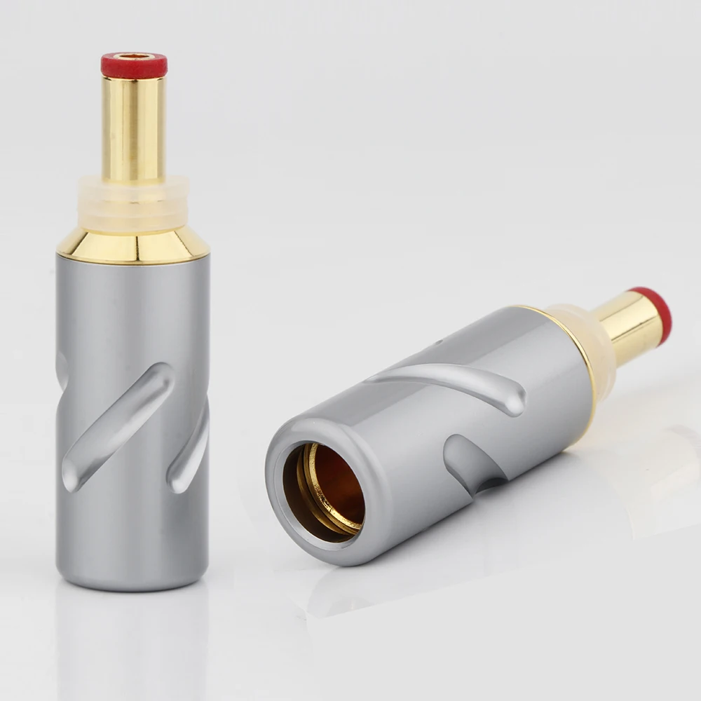 Monosaudio DC21G DC25G Stecker 24K vergoldete Stecker Jack DIY DC Barrel Stecker Für Audiophile – Detail 12