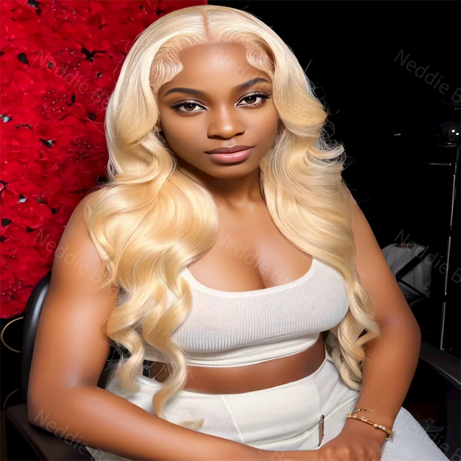

13x6 HD Lace Frontal Wig Blonde 613 Body Wave Human Hair For Women 30 40 Inch Colored Cheap Wigs On Sale Clearance Full End