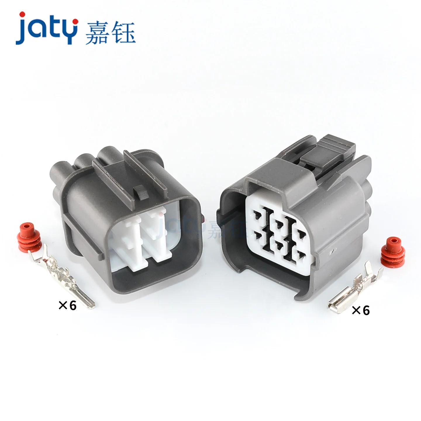 

1 set 6-pin 6181-0074/6189-0133 compatible with glass lifter motor DJ7068-2-11/21 male/female plug