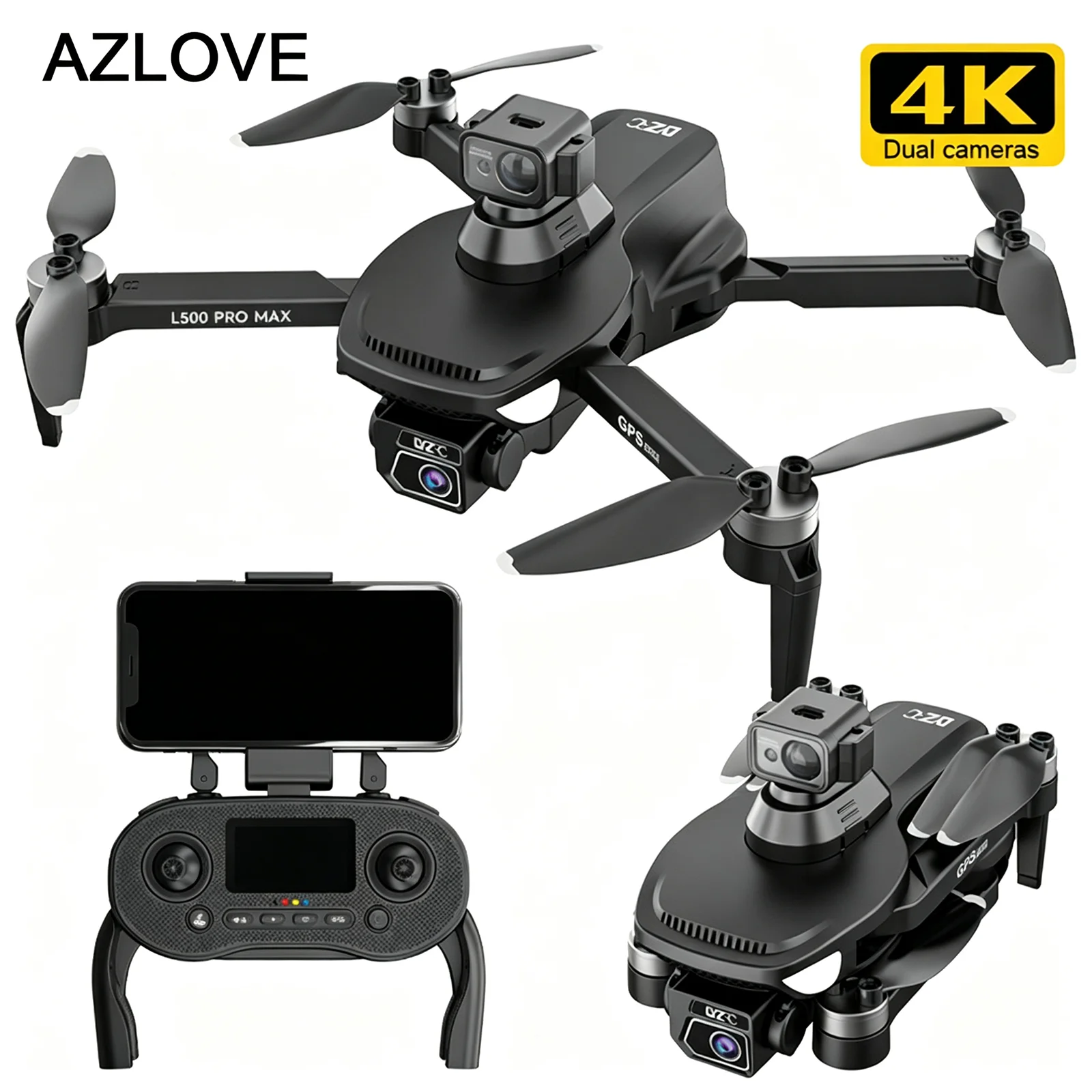 New L500 pro MAX GPS Drone 4K Professional HD Dual Camera Security UAV with Obstacle Avoidance Brushless 5G WIFI RC Quadcopter