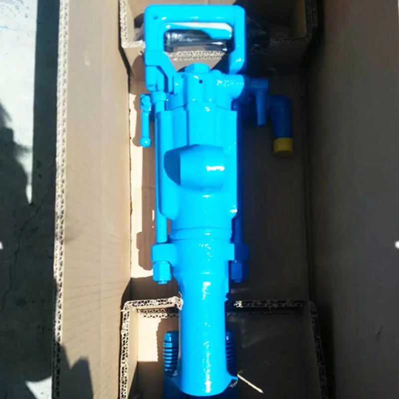 คุณภาพสูงมือถือ Y19A Rock เจาะแบบพกพานิวเมติกแจ็คค้อนสําหรับ Mining ปรับแต่งมือถือ Pusher ขา Rock เจาะ