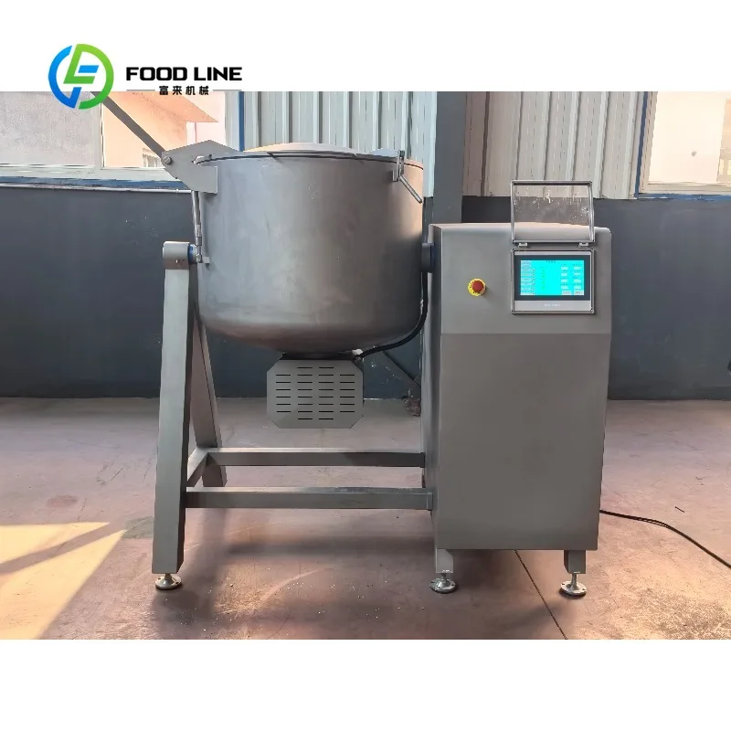 Customized vacuum marinator meat tumbler commercial stainless steel cooling design for chicken beef pork mutton food processing