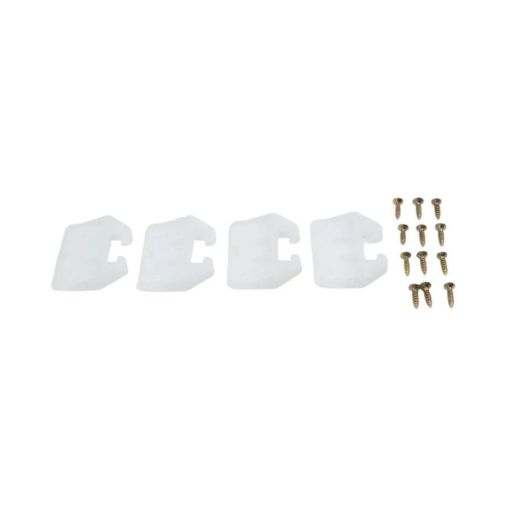 Complete Plastic Drawer Guide Rail Kit with Hardware for and Consistent Drawer Performance in Multiple Home Settings