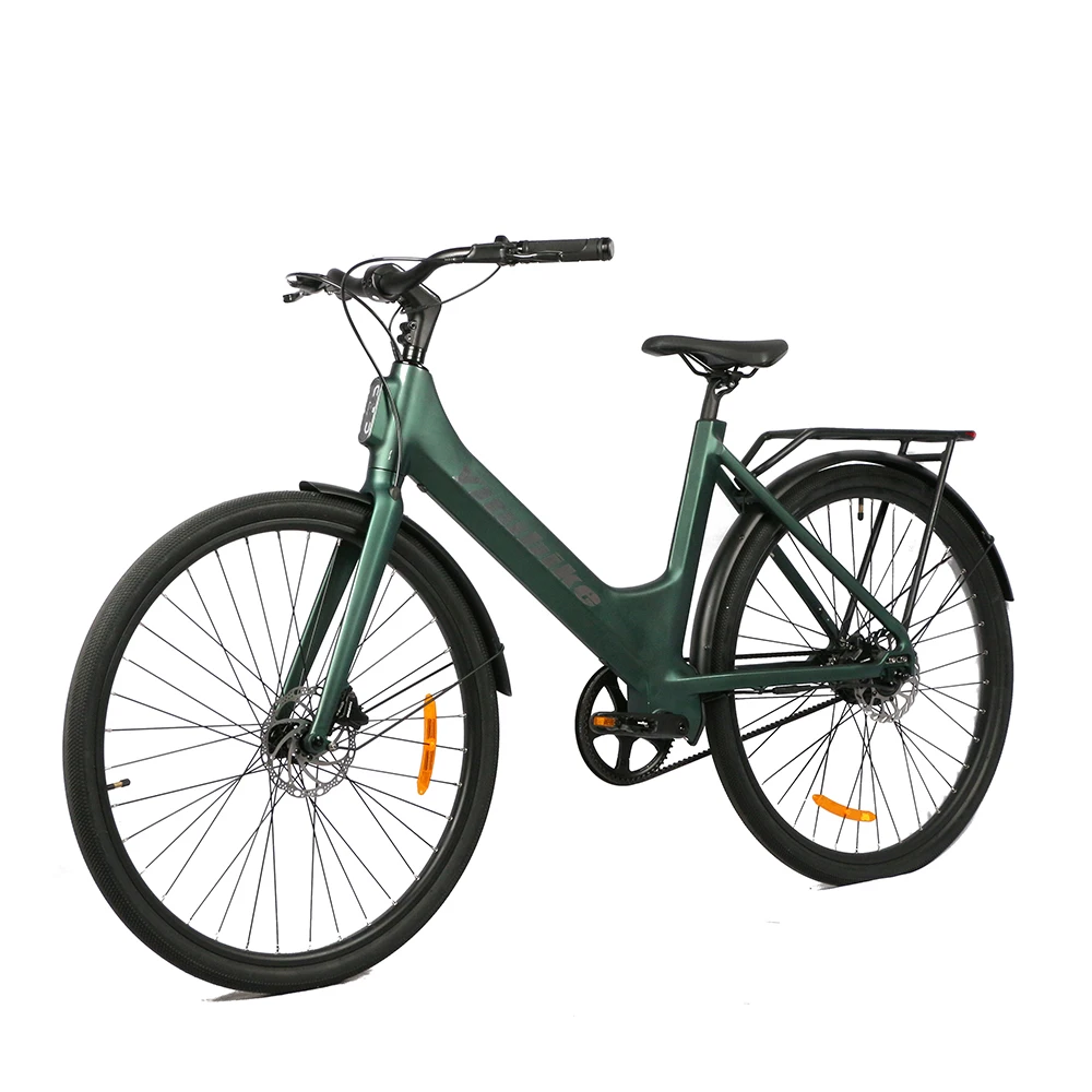 Best Seller 2024 Electric Bike 36V 250W 350W Step Through Electric City Bike Gates Belt Optional E Bike for Woman
