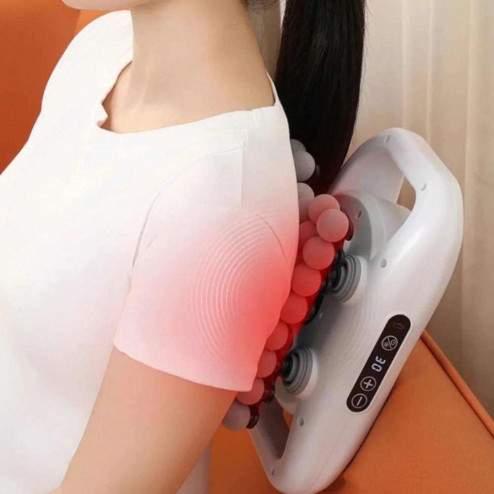 

High-Frequency Vibration Fascia Gun Electric Body Massage Gun Multi Functional Fascial Massage Neck Back Masajeador