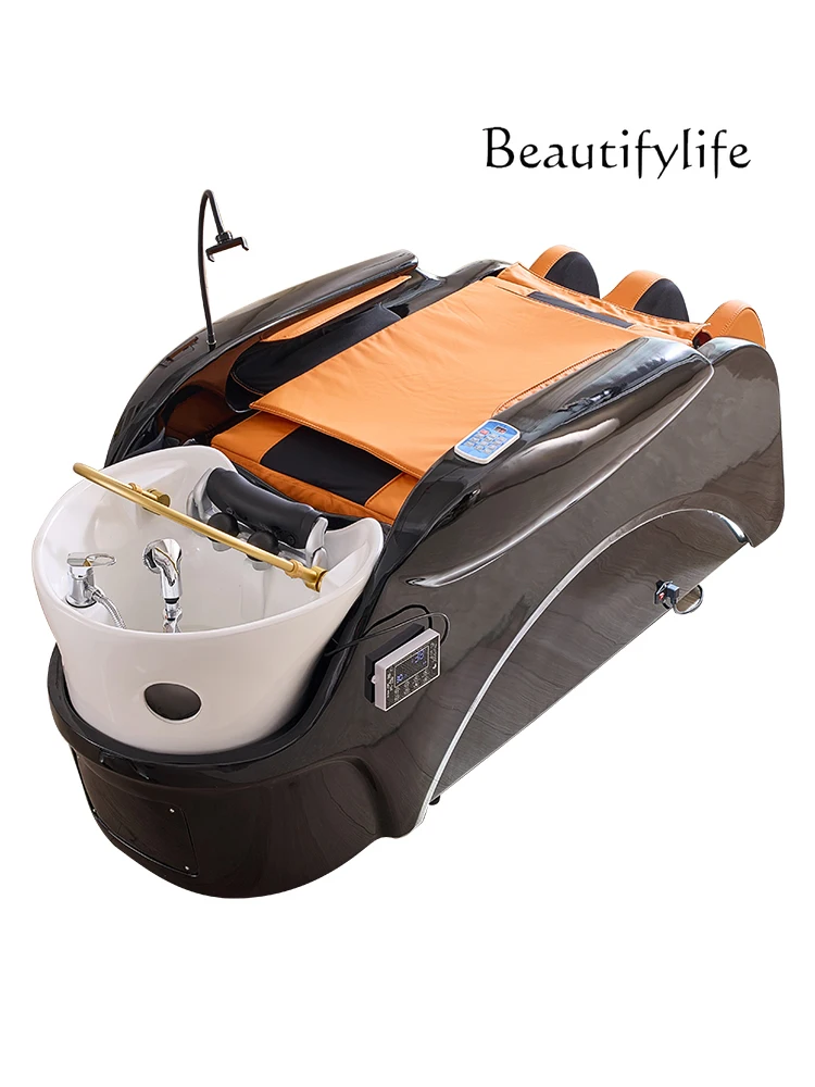 

Ceramic FRP Multifunctional Full Body Automatic Space Capsule Intelligent Electric Massage Shampoo Bed