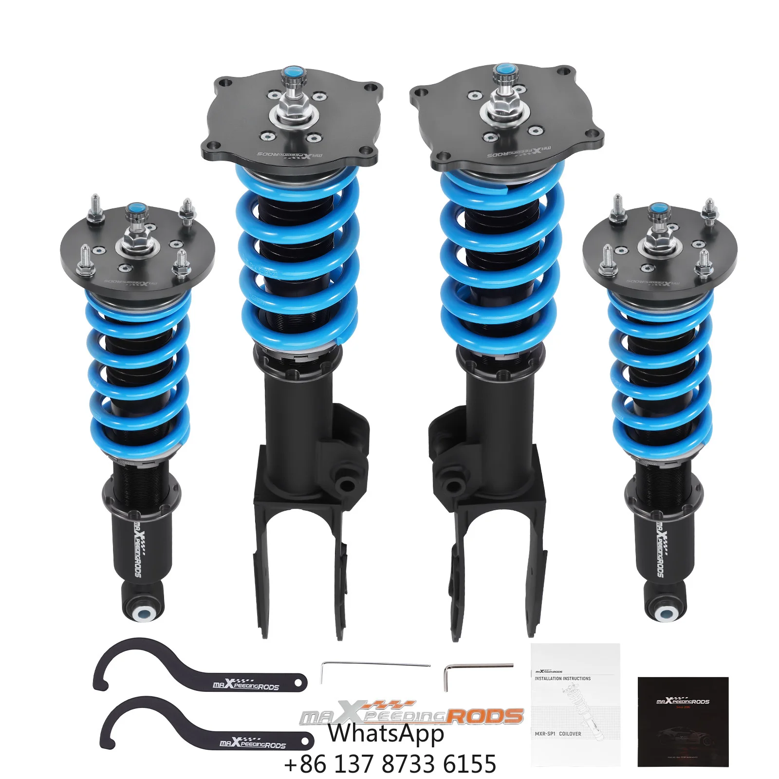 

24 Way Damper Adjustable Coilovers Kit For Porsche Cayenne 2002-2010 955 & 957