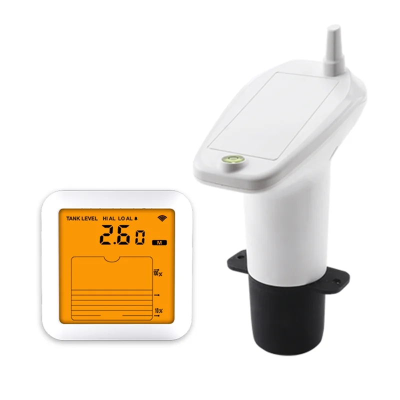 豚肉-超音波水槽レベルメーター、液体深さセンサー、温度表示、時間表示、アラーム機能付き