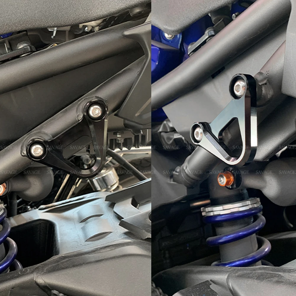 Repose-pieds arrière Passager Repose-pieds Plaque D\'obturation Pour YAMAHA MT10 FZ10 2016-2023 MT-10 FZ-10 Moto Pédale Racing Crochet trucs FZ 10