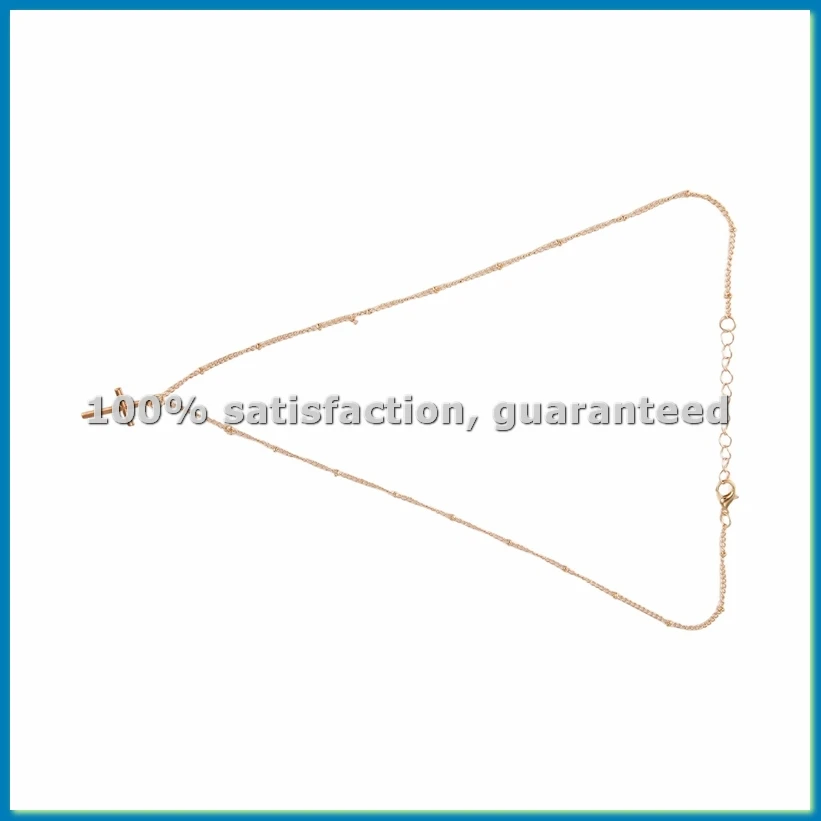 Summer Gold Chain Necklace Small Gold Religious Jewelry-ABFB