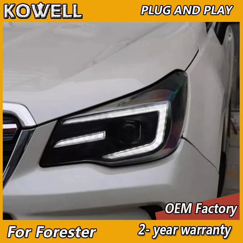 

Car Styling for Subaru Forester Head Light 2013-2018 Forester Headlight DRL Turn Signal High Beam Projector Lens