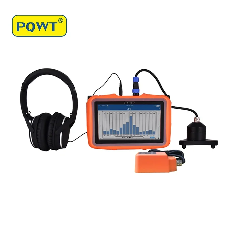 PQWT L50 الصين كاشف تسرب خط أنابيب المياه تحت الأرض كاشف تسرب الألواح جهاز كشف تسرب المياه