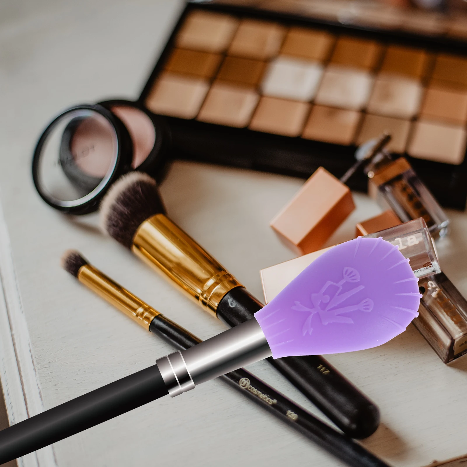 

Makeup Brush Dust Cover Caps Eyeshadow Protective Accessories Protector Guards Covers for Travel