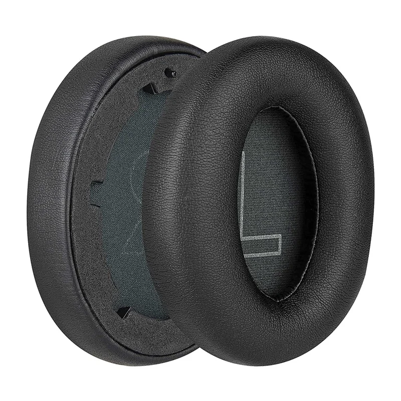 2Pcs Protein Leather Replacement Ear Pads For Anker Soundcore Life Q20, Q20BT Headphones Earpads