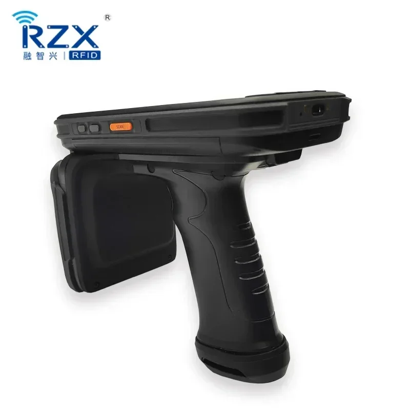 

QR Code RFID Tracking Inventory Reader 18000-6C Protocol C72 UHF Collector Handheld Scanner Barcode Collecting Machine