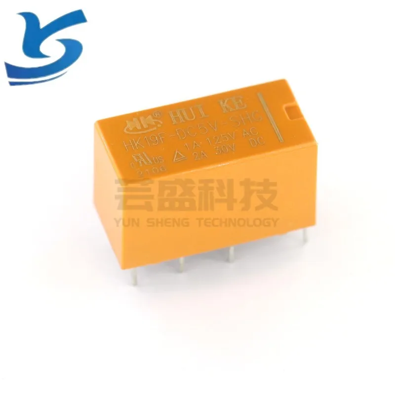 hk19f-dc5v-shg relay 5V 12V 24V Original New AC/DC POWER DIP 4-pin 5-pin In stock