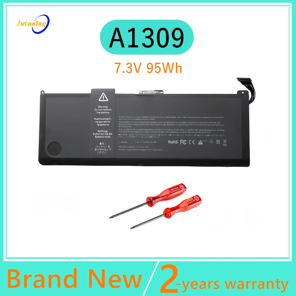 

A1309 Laptop Battery for Apple MacBook Pro 17" A1297 Early-2009 Mid-2009 Mid-2010 MC226/A MC226CH/A MC226J/A MC226LL/A 95WH
