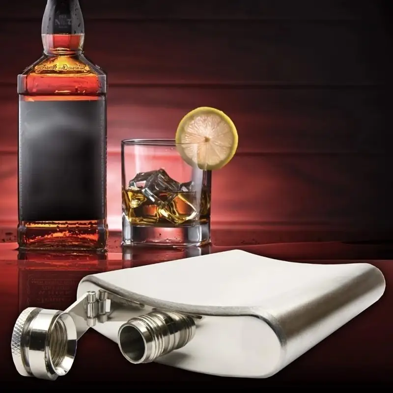 جديد 10-1 أوقية الفولاذ المقاوم للصدأ قارورة الورك النبيذ ويسكي وعاء زجاجة للرجال المحمولة شارب الكحول الحاويات جيب زجاجة النبيذ الهدايا