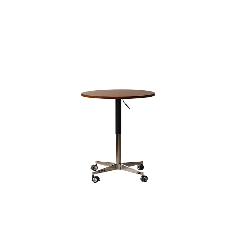 

Household round dining table removable desk worktable sofa edge