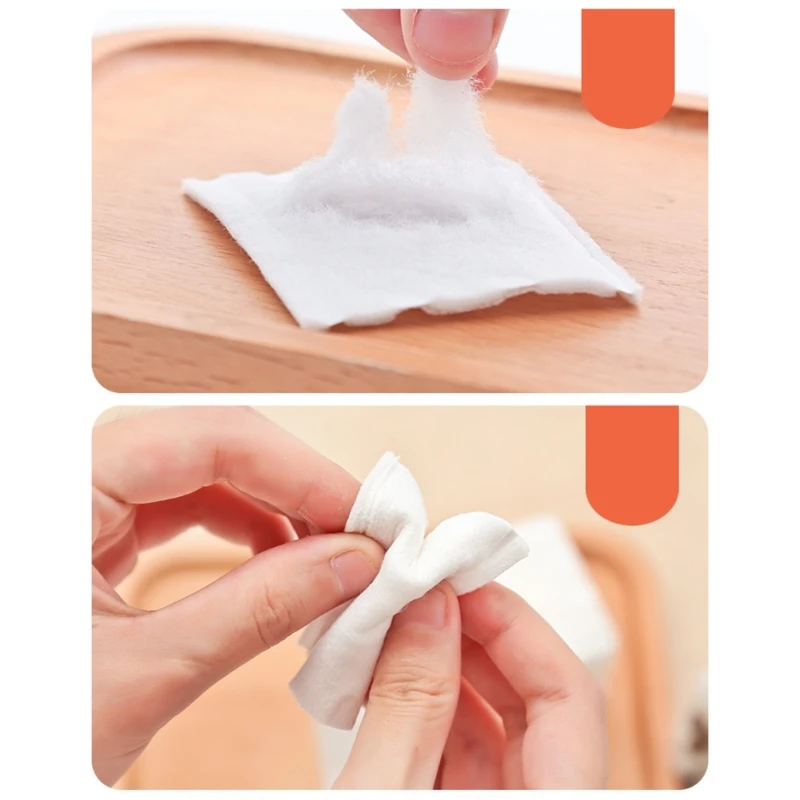 Square Triple Layered Cosmetic Cotton Pads Nails/Lips/Eyes Polish Remover Pads Drop Shipping